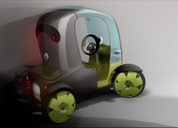 Renault Twizy Concept - Design Sketch