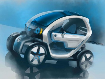 Renault Twizy Concept - Design Sketch