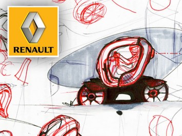 Renault Twizy Concept - Design Sketch