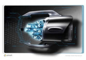 Smart Forjoy Concept Headlight design sketch