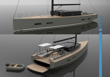 Tawhiri Sailing Boat Concept by Guido Valtorta - Exterior Renderings