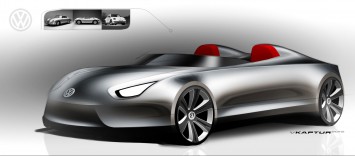 Volkswagen Concept by Vince Kaptur - Design Sketches