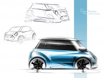 2020 MINI Brand Concept by Tyler Bame - Design Sketches