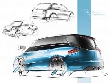 2020 MINI Brand Concept by Tyler Bame - Design Sketches