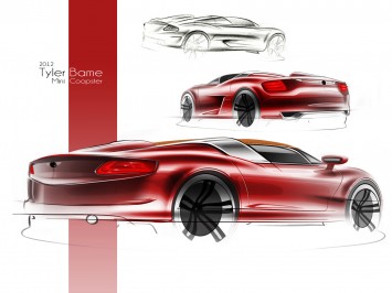 2020 MINI Brand Concept by Tyler Bame - Design Sketches