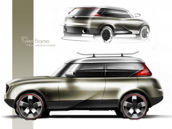 2020 MINI Brand Concept by Tyler Bame - Design Sketches