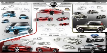 2020 MINI Brand Concept by Tyler Bame - Design Sketches