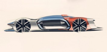 Alpine Vision Gran Turismo Concept Design Sketch by Andrey Basmanov