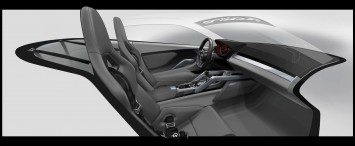 Audi Nanuk quattro Concept - Interior Design Sketch