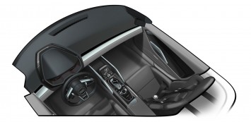 Audi Nanuk quattro Concept - Interior Design Sketch