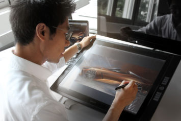 BMW Concept Z4 Design Process Design Sketching on the Cintiq