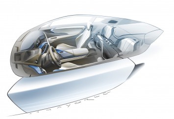 BMW i8 - Interior Design Sketch