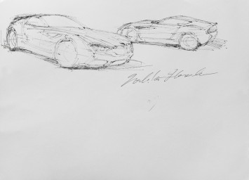 BMW Zagato Coupé - Design Sketches by Norihiko Harada, Chief Designer Zagato