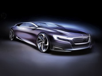 Citroen Numero 9 Concept Design Sketch