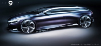 Citroen Numero 9 Concept Design Sketch