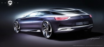 Citroen Numero 9 Concept Design Sketch