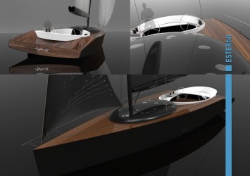 Infinity Sailing Boat Concept - Exterior Renderings