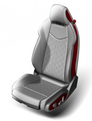 New Audi TT Interior Design Sketch Seats