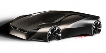 Peugeot Onyx Concept Design Sketch