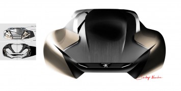 Peugeot Onyx Concept Design Sketch