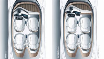 Renault Symbioz Concept Interior Design Sketch Render by Vincent Turpin