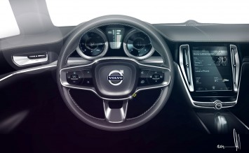 Volvo Concept Coupe Interior Design Sketch