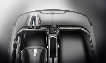 Volvo Concept Coupe Interior Design Sketch