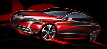 Acura 2015 TLX Prototype - Design Sketch