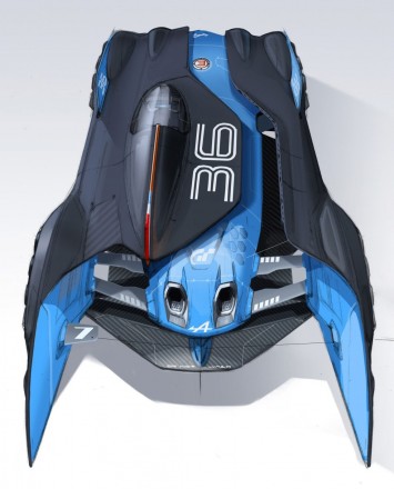 Alpine Vision Gran Turismo Concept Design Sketch by Laurent Negroni