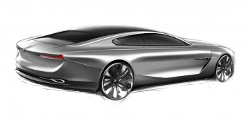 BMW Pininfarina Gran Lusso Coupe Design Sketch