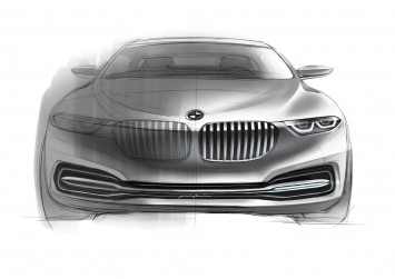 BMW Pininfarina Gran Lusso Coupe Design Sketch