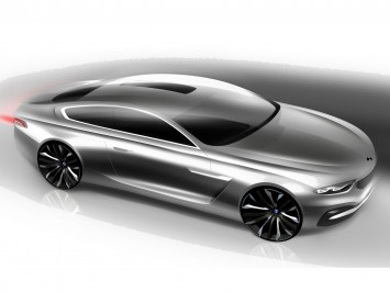 BMW Pininfarina Gran Lusso Coupe Design Sketch