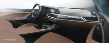 New BMW X5 Interior Design Sketch Render