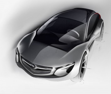 Opel Monza Concept - Design Sketch