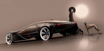 Opel Monza Concept - Design Sketch