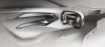 Peugeot Onyx Concept Interior Design Sketch