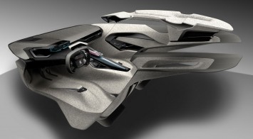 Peugeot Onyx Concept Interior Design Sketch