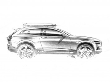 Volvo Concept XC Coupe - Design Sketch