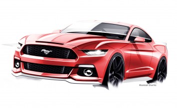 2015 Ford Mustang - Final Design Sketch