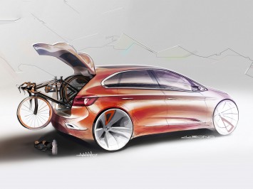 BMW Concept Active Tourer Outdoor - Design Sketch