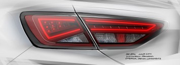 SEAT Leon ST - Tail Lamp Design Sketch