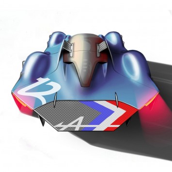 Alpine Vision Gran Turismo Concept Design Sketch by Joe Reeve