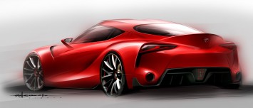 Toyota FT-1 Concept - Design Sketch