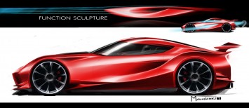 Toyota FT-1 Concept - Design Sketch