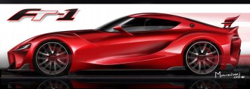 Toyota FT-1 Concept - Design Sketch