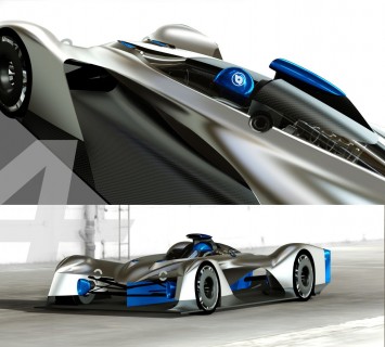 Alpine Vision Gran Turismo Concept Design Sketch Renders by Bertrand Grisard