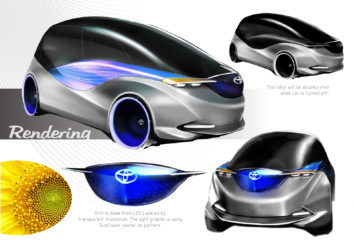 Toyota Dokar project Design Sketch Renders