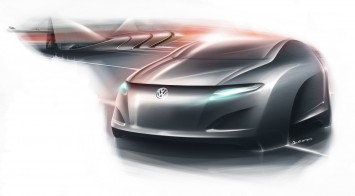 Volkswagen Golf Vision 2020 Concept - Design sketch