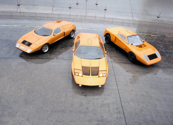 1970 Mercedes-Benz C 111 Experimental Vehicles