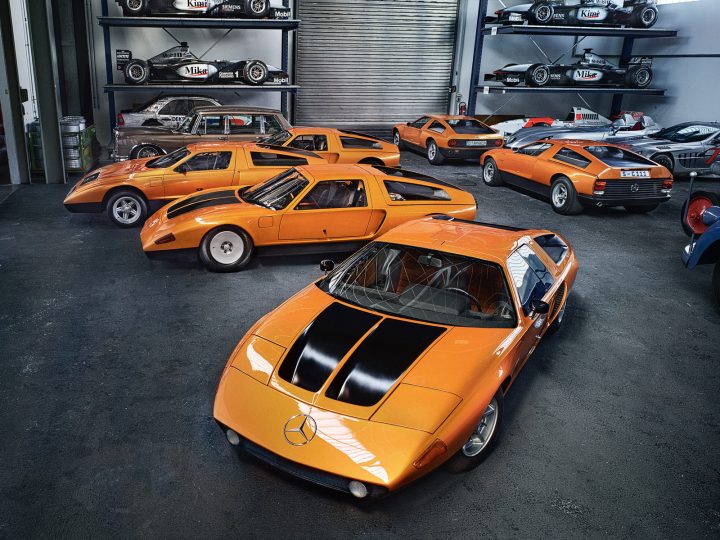 1970 Mercedes-Benz C 111 Experimental Vehicles